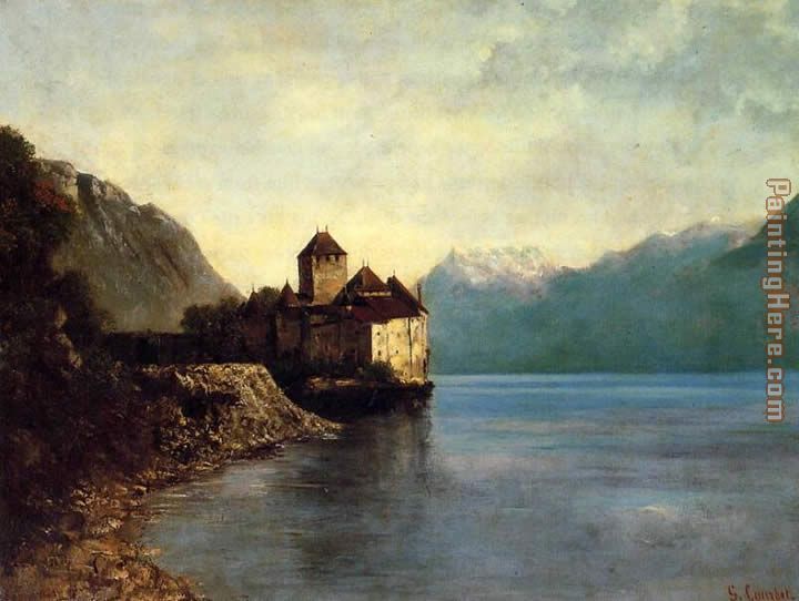 Ch_teau of Chillon 3 painting - Gustave Courbet Ch_teau of Chillon 3 art painting